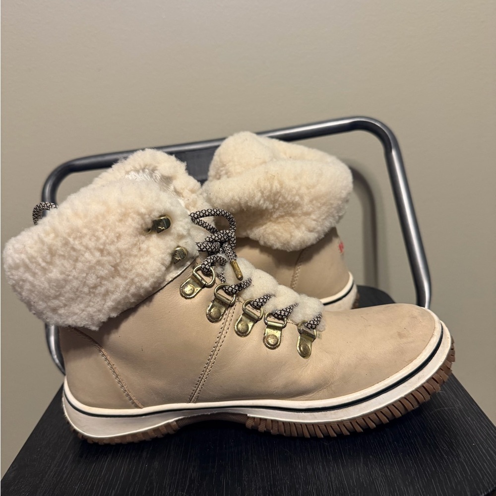 Pajar Women’s Shearling Winter Boots Waterproof Leather EU 37 US 6–6.5 - Picture 9 of 16